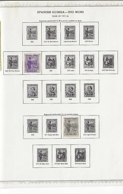 Spain-Guinea:Rio Muni accum (162) on pages, 1920-1968, CV $67  (a6363 - Image 1 of 4