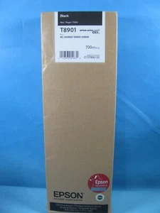 GENUINE EPSON T8901 BLACK GS3 INK ULTRACHROME 700ML C13T890120 10/2027 - Afbeelding 1 van 1