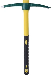 17.7 Inch Pick Mattock Hoe, Forged Weeding Pickaxe Garden Pick Axe with Fiber... - Picture 1 of 1