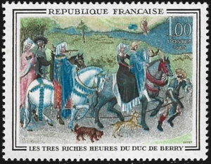 France #YT1457 MNH 1965 Very Rich Hours Duke Berry [1115] - Picture 1 of 1
