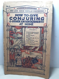 How to Give Conjuring and Other Entertainments at Home No.2 P/B C1900 Antique - Picture 1 of 6
