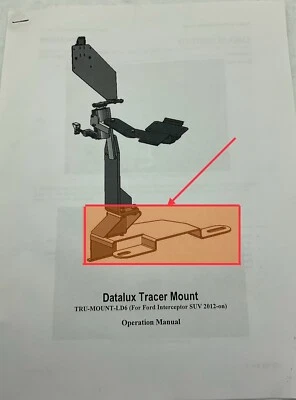 Datalux Heavy-Duty Mount For Ford 2013-2019 Police Interceptor Utility C-HDM-153 - Image 1 of 4