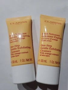 2-PACK Clarins One-Step Gentle Exfoliating Cleanser All Skin types 1oz. SEALED - Picture 1 of 6