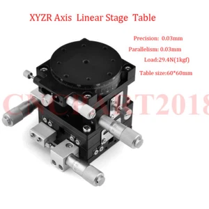 XYZR Axis Linear Stage Trimming Platform Manual Displacement Bearing Tune Table - Picture 1 of 18
