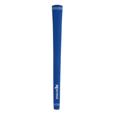 Karma Velour Blue Standard Size .600" Round Golf Club Replacement Swing Grips