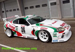 1/10 Lexan Clear RC Car Body Shell for Toyota TOM'S Supra GT500 WT190mm - Picture 1 of 7