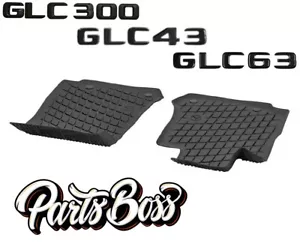 Mercedes GLC300 GLC43 GLC63 AMG OEM FRONT Winter Rubber Floor Mat set - Picture 1 of 5