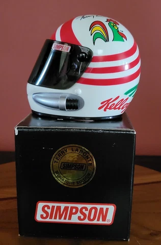 Simpson Signature Edition Terry Labonte Mini Kellogg's Helmet with Box & COA Cover