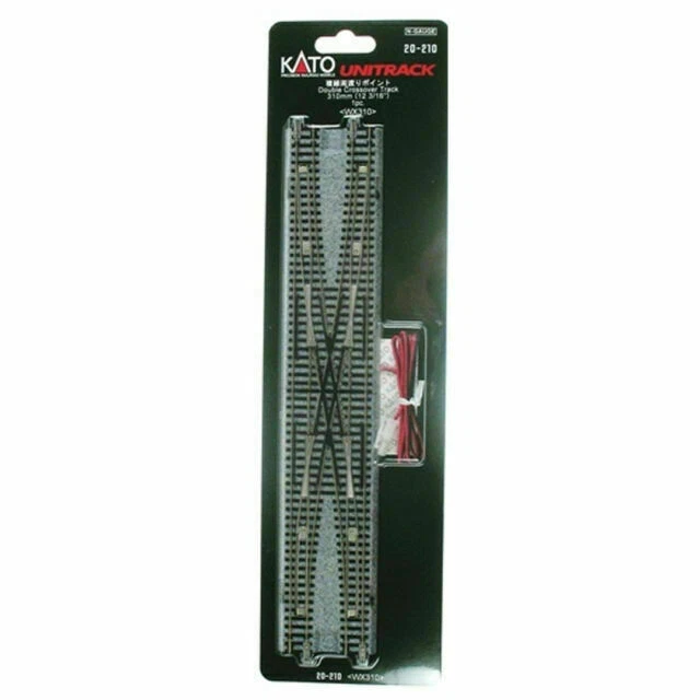 KATO N GAUGE 20-210 UNITRACK 310mm Double Crossover Track Model Rail - Image 1 of 1
