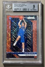 2018-19 Prizm Fast Break /125 Red #280 LUKA DONCIC BGS 9