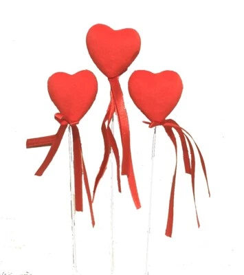 3 Piezas Decoración Corazón Enchufe Rojo Conectores de Cumpleaños Boda - Imagen 1 de 4