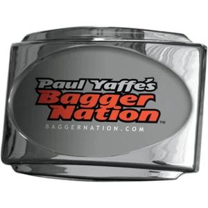 Paul Yaffe Bagger Nation License Plate Frame - CVO - Chrome | USLP3-C - Picture 1 of 2