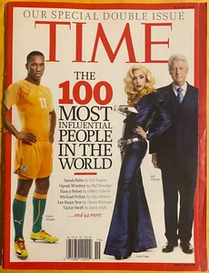 LADY GAGA time BILL CLINTON Elon musk TAYLOR SWIFT Steve Job OPRAH drogba PRINCE - Picture 1 of 8