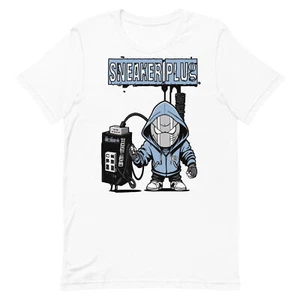 Camisa a Juego Jordan Retro 4 UNC - Zapatilla Plug Camiseta Gráfica Azul Universitario - Imagen 1 de 3