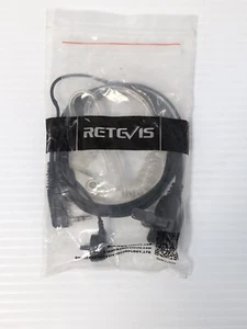 Retevis Earpiece for Walkie Talkies 2 Prong Plug W/Mic & Headset New - Picture 1 of 8