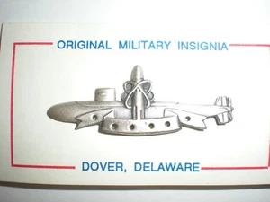 INSIGNIA DE PATRULLA POLARIS MARINA EE. UU. - ACABADO OXIDADO PLATEADO - Imagen 1 de 1
