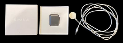 GPS Apple Watch Series 3 42MM Space Gray Aluminum Face with Box & Charging Cord - Image 1 of 4