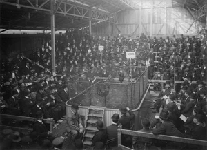The Salute Before A Fight Of Cock Tourcoing On 1911 Old Photo - Picture 1 of 1