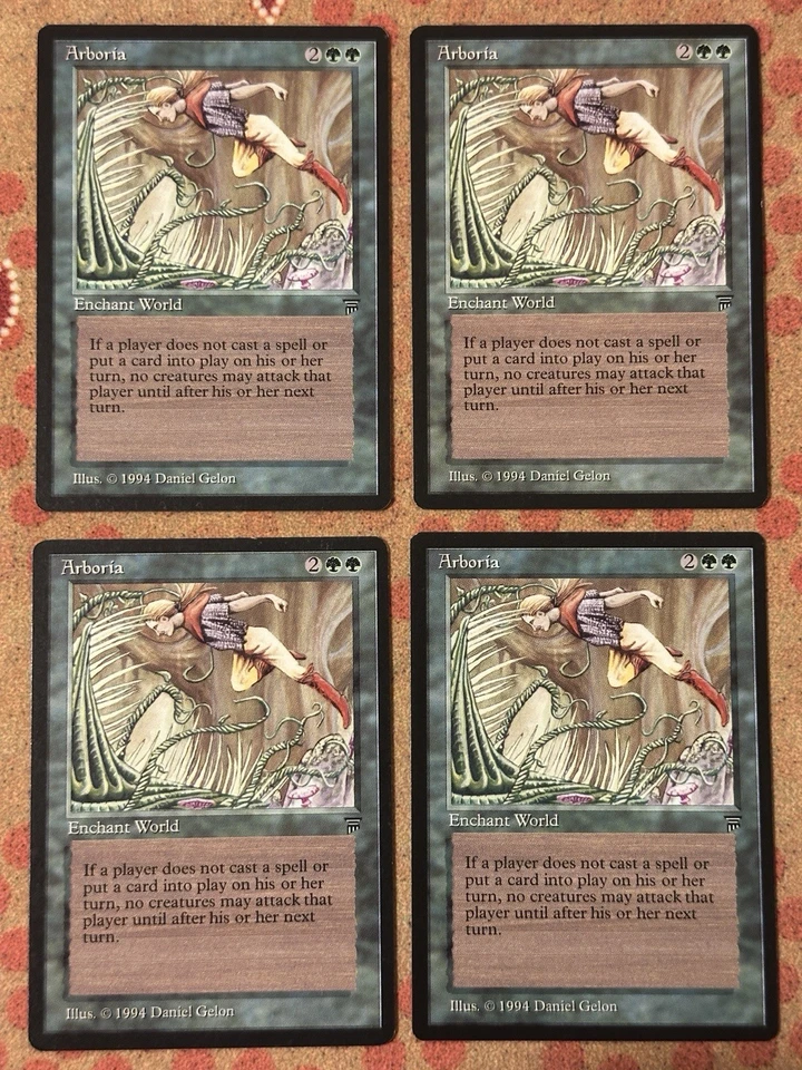 MtG: Playset of 4 x Legends Arboria- NM- - Image 1 of 2