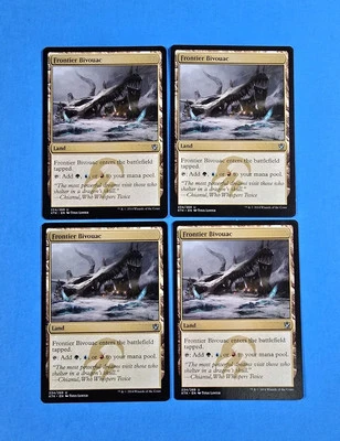 4x Frontier Bivouac Khans of Tarkir 2014 KTK Mtg Magic Gathering Card Land 234 - Image 1 of 2