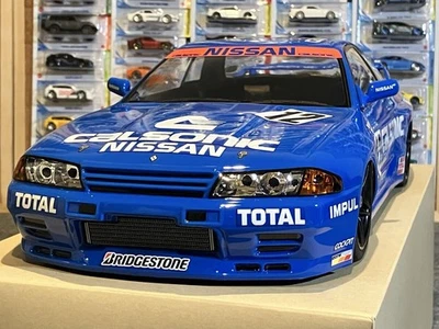 Tamiya Nissan Skyline GT-R R32 RC Car Body Painted Blue Spare Shell Only - Image 1 of 4