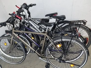 6 Stück Fahrräder Stadtrad Konvolut Germatec Bergamont Gudereit Mountainbike - Bild 1 von 6