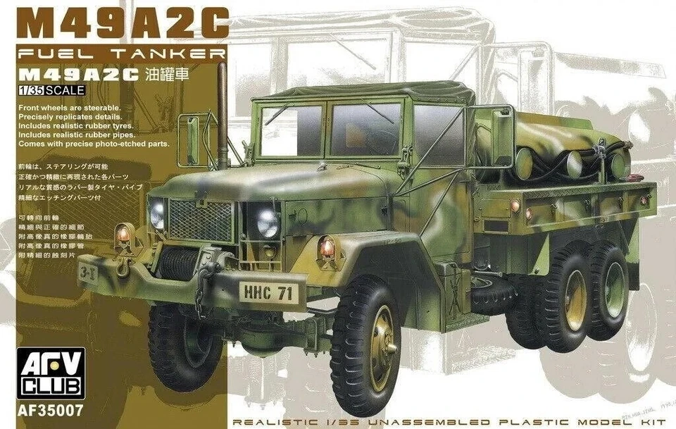 Camión de combustible AFV Club 1:35 SCALEM49A2C modelo logístico militar de Estados Unidos #AF35007~NUEVO Foto 1 de 1