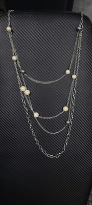 Collar de perlas de imitación Premier Designs 26" 4 hilos Foto 1 de 4