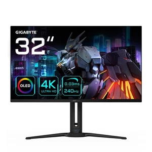 GIGABYTE AORUS FO32U2 32" OLED Gaming Monitor - 3840 x 2160UHD 240Hz 0.03ms KVM - Picture 1 of 1