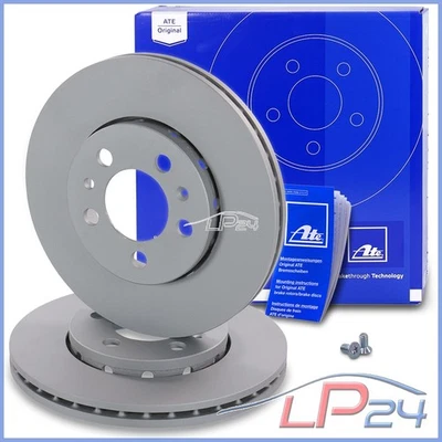 2x ATE DISQUE DE FREIN AVANT VENTILÉ Ø256 POUR SKODA OCTAVIA 1U 1.4-2.0 1996-10 - Photo 1/4