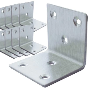 20 Stck. Edelstahl Winkel Halterung, 2"x2"x2" Schwerlast L Klammern für Holz,... - Bild 1 von 5