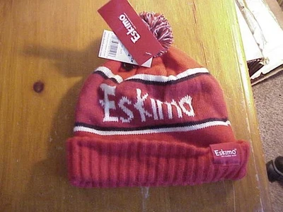 New Eskimo Ice Fishing Knit Hat Throwback Beanie - Image 1 of 4
