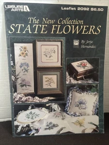 Leisure Arts The New Collection Staatsblumen Kreuzstichmuster Faltblatt 2092 - Bild 1 von 4