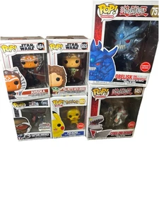 Funko Pop Lot Pikachu Exclusive + Yugioh + Marvel + Star Wars - Picture 1 of 1