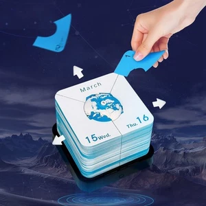 Time Piece Calendar 2024 3D Calendar Desktop Decoration Notes DIY Calendar - Picture 1 of 4