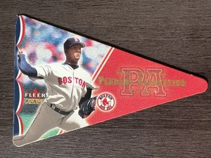 2001 Fleer Genuine Pedro Martinez #10PA Pennant Aggression Die Cut Insert - Picture 1 of 2
