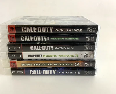 Set Of 6 Call Of Duty Game, PS3, Tested And Working - Image 1 of 4