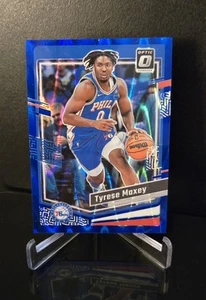 #'ed/249 🔥 TYRESE MAXEY SP 2023-24 Panini Donruss Optic Blue Lava Prizm No. 70 - Bild 1 von 2