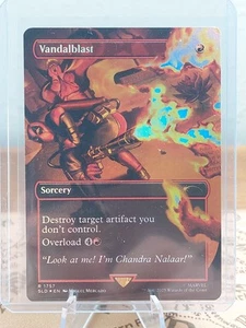 Vandalblast NM FOIL Secret Lair Drop - Deadpool Magic The Gathering - Imagen 1 de 2