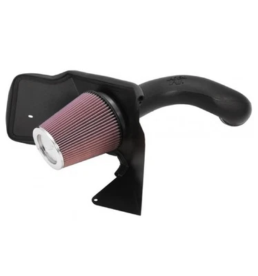 K&N 57-3021-1 Round Air Intake w/ Cotton Filter Kit for Silverado/Sierra 1500 - Image 1 of 4