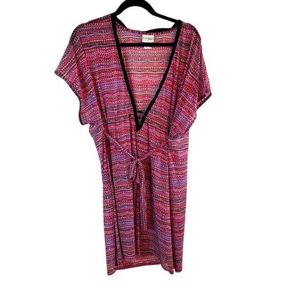 Profile by Gottex Multicolor Malla Natación Encubrimiento XL Festival Y2K Ropa de Playa Foto 1 de 4