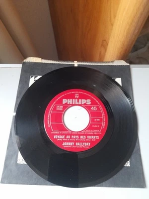 disque vinyle Johnny Hallyday ref 370 599 pressage canada - Photo 1/2