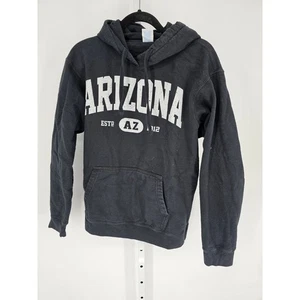 Port & Company Arizona Men's Black Graphic Printed Hooded Casual Hoodies Size L - Picture 1 of 4