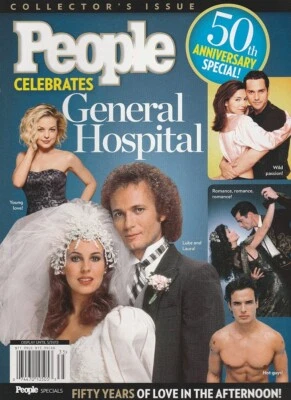 Soap Opera General Hospital 50TH ANNIV SPECIAL-130 PAGES on HEAVY, GLOSSY PAPER - Image 1 of 2