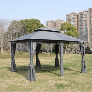 13x10 Outdoor Patio Gazebo Canopy Tent Ventilated Double Roof Mosquito net(Detac - Picture 1 of 15