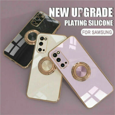 Funda para Samsung Galaxy S25 S24 FE S23 S22 A15 A16 Anillo Magnético Soporte Cubierta