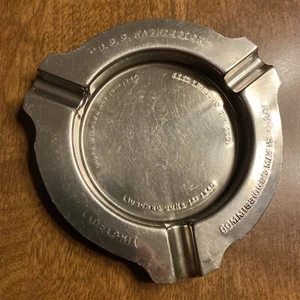 WW2 USS Washington Ashtray Commission Philadelphia Navy Yard 1941 Battleship - Picture 1 of 24