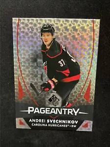 23-24 UD SP Authentic Hockey Retro Pageantry P-3 Andrei Svechnikov - Picture 1 of 2