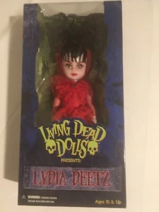 Living Dead Dolls presenta Beetlejuice Lydia Deetz Mezco Toyz - Foto 1 di 2