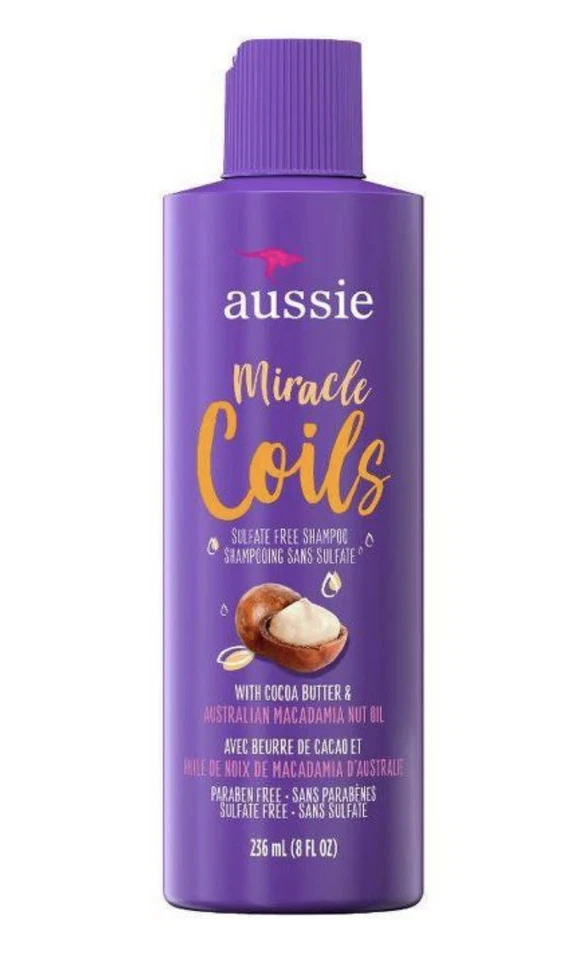 Aussie Miracle Coils Shampoo, Sulfate Free, 8 fl oz - Image 1 of 1